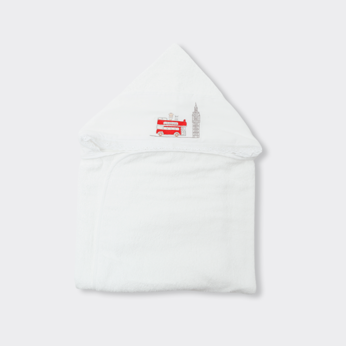 07020152-TOALHA-DE-BANHO-COM-CAPUZ-BUS-LONDRES-BRANCO-VEREMELHO-